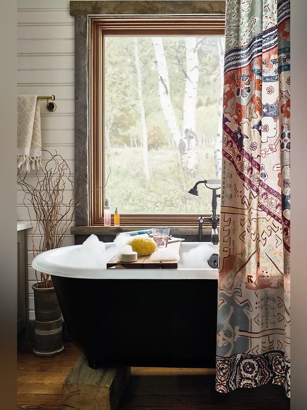 Anthropologie Rissa Shower Curtain